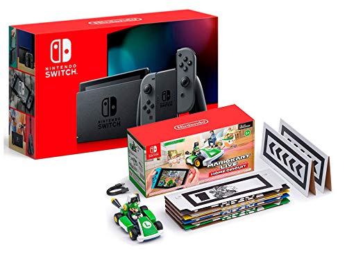 Nintendo Switch V2 32Gb Grau [neues model] + Mario Kart Live: Home Circuit - Luigi