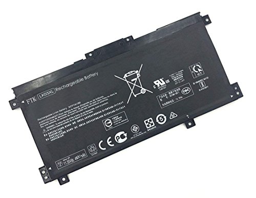 amsahr LK03XL-02 Ersatz Batterie für HP LK03XL, 916368-541, 916814-855, HSTNN-UB7I TPN-W127, TPN-W128 Schwarz