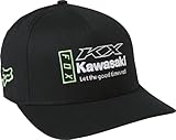 Fox Racing Herren Flexfit Cap Kawasaki Mütze, Schwarz, L-XL EU