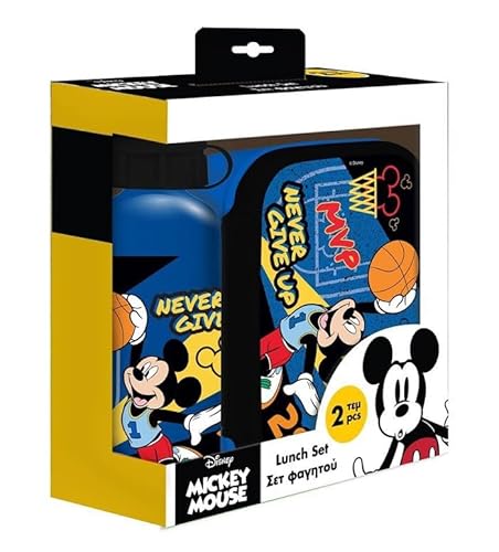 DIAKAKIS Mickey Mouse Trinkflasche aus Aluminium, 500 ml und 800 ml