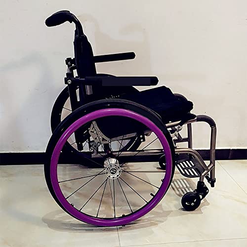 24-Zoll-Rollstuhl-Schieberandabdeckungen, Rollstuhl-Handschubabdeckung, Hinterrad-Sportrollstuhlabdeckung, rutschfest, verschleißfest, Griff und Traktion verbessern, 1 Paar,B
