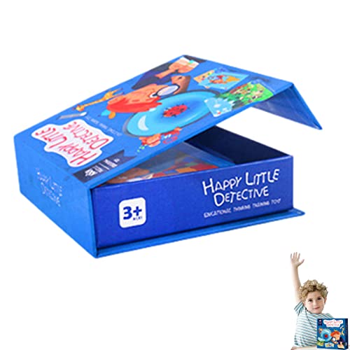 PERTID 2 Stück Speicher für Kinder | Detektiv-Spielzeug aus Memory-Schaum für Kinder ab 6 Jahren, Brain Card Games Gesellschaft für Kinder ab 3 Jahren, Cipliko