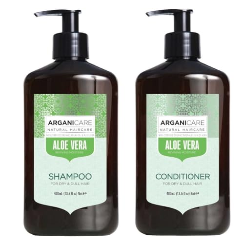 Shampoo + Conditioner Aloe Vera Arganicare 400 ml