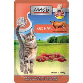 Mac's Cat Pouch, Kalb+ Rind