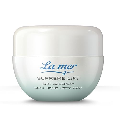 La mer Supreme Lift Anti-Age Cream Nacht - Verbesserte Rezeptur und neuer Look - Regenerierende Nachtcreme - Mit straffender und glättender Wirkung - Reduziert Faltentiefe und stärkt die Haut - 50 ml