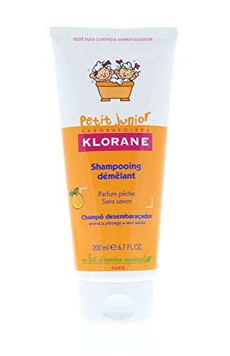 Klorane Petit Junior Shampooing Démêlant Shampoo Pfirsich 200ml