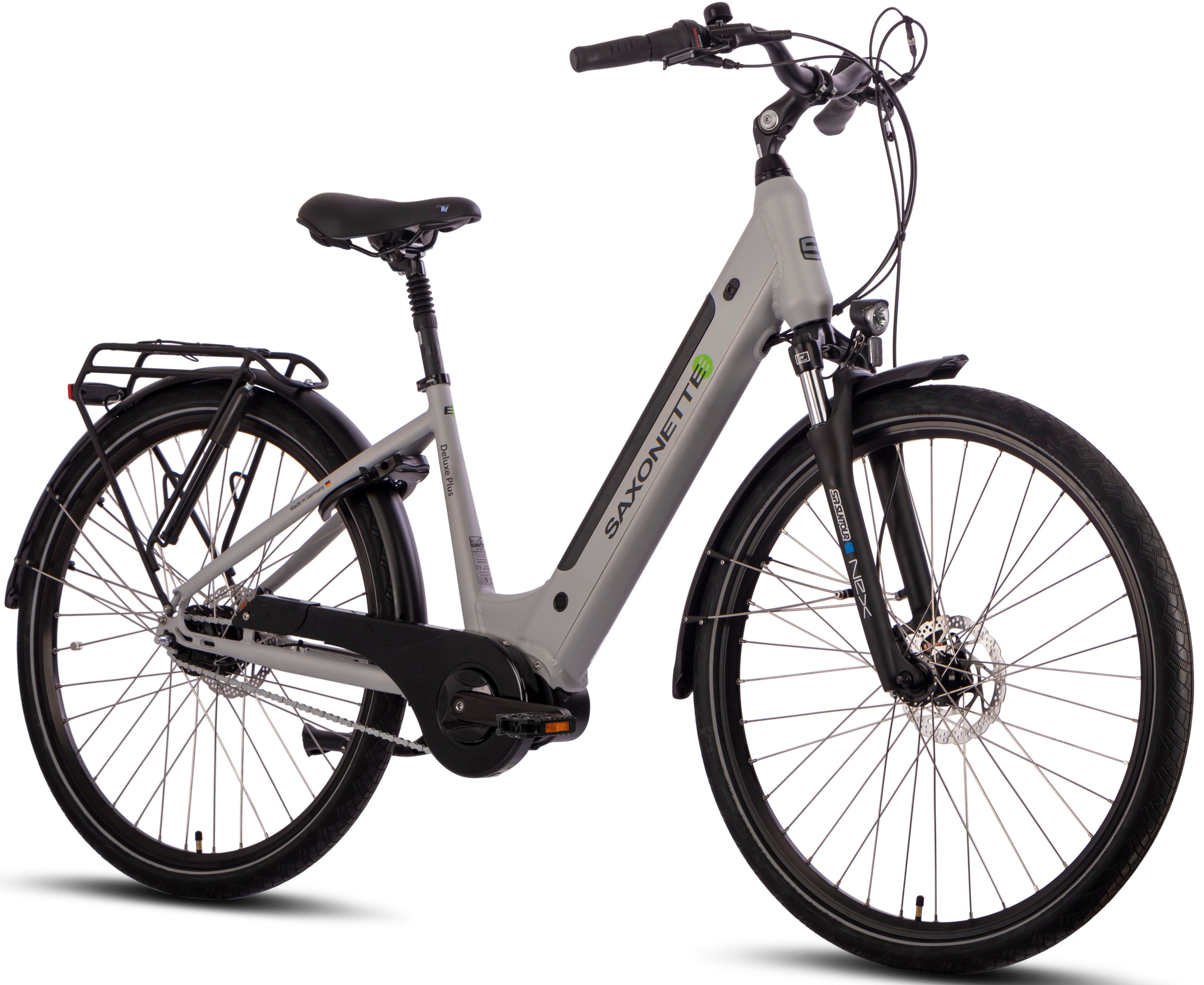 SAXONETTE E-Bike "SAXONETTE Deluxe Plus", 7 Gang, Shimano, Nexus, Mittelmotor 250 W