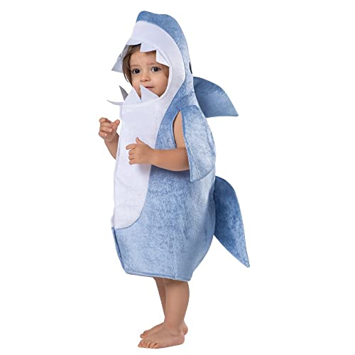Dress Up America Baby Hai Kostüm – Blaues Hai-Kostüm für Kinder – Tolles Halloween-Kostüm für Kinder
