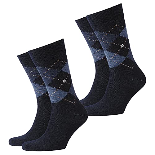 BURLINGTON Herren Socken Preston, Warm Und Weich, 1 Paar, Blau (Dark Navy 6375), Größe: 40-46