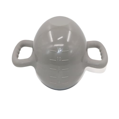 Dumbbells Kettle Bell Gefüllt Mit Wasser Kettle Bell Binauraler Griff Sportgerät Pilates Yoga Shaping Hantel Hantelset (Color : Gray A, Size : 1kg)