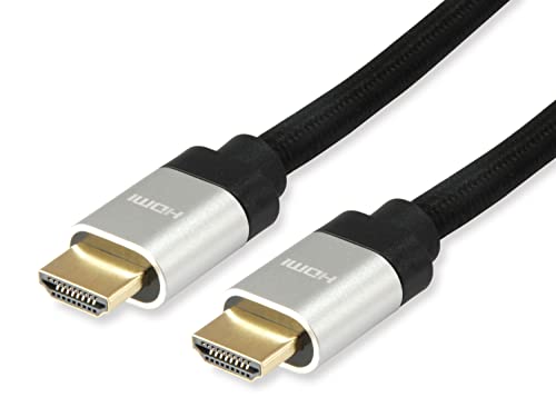 equip - Ultra High Speed - HDMI-Kabel mit Ethernet - HDMI männlich zu HDMI männlich - 10 m - Schwarz