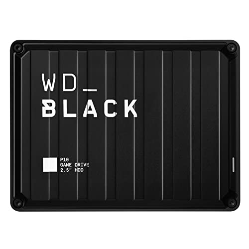 WD_Black P10 Game Drive 2 TB Externe Festplatte, Mobile und robuste High-Perfomance-Festplatte, für Konsole und PC, Schwarz