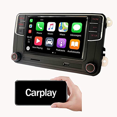 Autoradio RCD360 Carplay Bluetooth FM/AM USB SD Für VW Polo Passat Touran Tiguan EOS CC Double Din Touch Screen