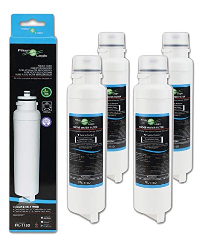FilterLogic FFL-115D Kühlschrank-Wasserfilter kompatibel mit Daewoo Aqua Crystal DW2042FR-09, John Lewis JLAFFS2011, Smeg DW2042FR, Baumatic Titan 4, 3019986700, FRNY22D2V, FRNY22D2V 6er-Pack