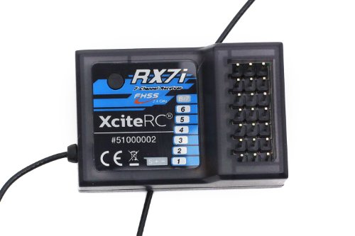XciteRC 51000002 RC Empfänger RX-7i für Sender mit 6 Kanälen