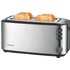 SEVERIN Toaster AT 2509 2 für bis zu 4 Brotscheiben 1400 Watt Edelstahl/schwarz
