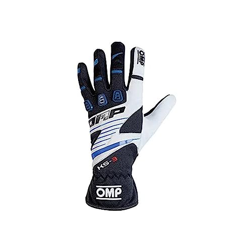 OMP OMPKK02743E175XL My2018 Ks-3 Handschuhe, Weiß/Schwarz, Größe XL