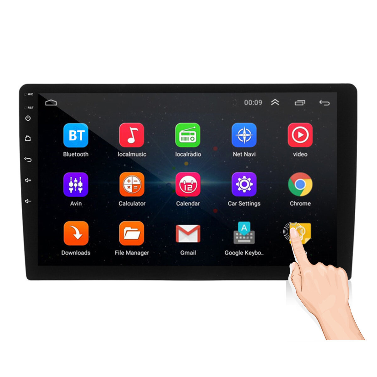 iMars 10,1 Zoll 2 Din für Android 10.0 Auto Stereo Radio MP5 Player 2+32G IPS 2,5D Touchscreen GPS WIFI FM