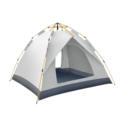 Tent Camping Tragbares Faltzelt for Den Außenbereich, Vollautomatisches, Schnell Zu Öffnendes Campingzelt, Installationsfreies Außenzelt Zelt (Color : White, Size : B)
