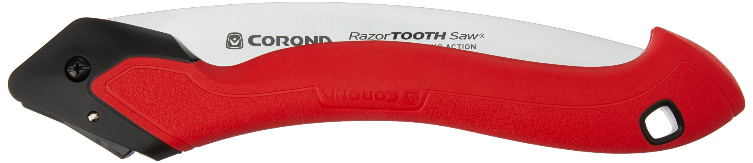Corona RazorTOOTH RS16150 Klappbare Astsäge 25,4 cm, gebogene Klinge, Rot