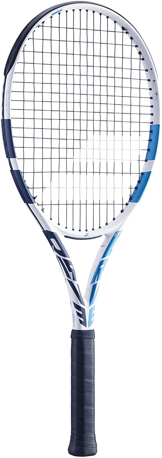 Babolat Evo Drive Women Cordee Tennisschläger für Erwachsene, Unisex, 153-white blau, Griffgröße: 3