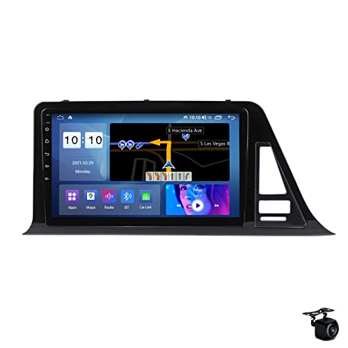 RICUSHN Android 12 Autoradio für T-OYOTA CHR C-HR 2016-2020 GPS Navi Navigation 2 Din 9" Multimedia Videoplayer Eingebauter DSP FM BT WiFi SWC 4G 5G Carplay + Rückfahrkamera,M200s