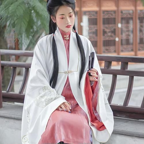 AJOHBM Original Ming-Dynastie Phönix bestickter Hanfu-Umhang für Herren und Damen, Paar, Hanfu-Robe, Kleid, exquisites Cosplay-Kostüm, Bühnenkostüme
