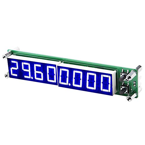 Frequenzzähler, Frequenzmesser 2,4 GHz Frequenzmesser Signalfrequenz PLJ-8LED-H zur Anzeige von Frequenzwerten(Hinterleuchtete Schrift blau)