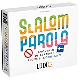 Ludic Slalom Wort Das Wortspiel Verbotene Und Obligate It57304 Gesellschaftsspiel Für Die Familie Für 4-16 Spieler Made In Italy