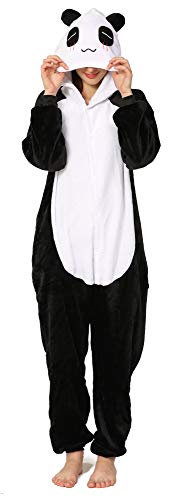 Yimidear Unisex Adult Pyjamas Cosplay Tier Onesie Nachtwäsche Nachtwäsche, Giant Panda, S