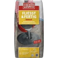 Lugato Fliesst & Fertig Schnell 20 kg- Selbstverlaufende Bodenausgleichmasse
