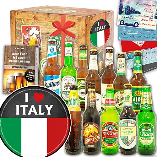 I love Italy/Bier Paket Welt und DE/Italien Herren
