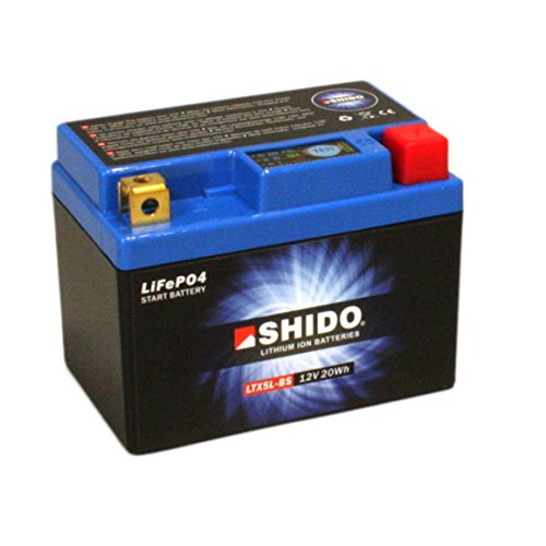 Batterie Shido Lithium LTX5L-BS / YTX5L-BS, 12V/4AH (Maße: 114x71x106) für Aprilia SR50 Ditech Baujahr 2004