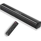 SYLVOX Soundbar für TV mit Bluetooth|2.0 Kanal Sound Subwoofer Bluetooth | EQ Control |HDMI ARC|USB |Optical|AUX| DC12V| Mit Fernbedienung| Wandhalterung Elf R2