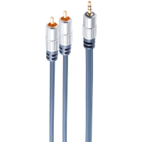 SHVP 30832-10 - Audio Kabel, 3,5 mm Klinkenstecker auf 2x Cinch, 10 m