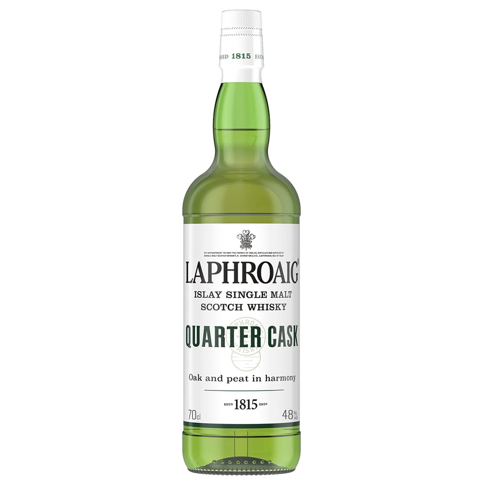 Laphroaig Quarter Cask | Islay Single Malt Scotch Whisky | mit Geschenkverpackung | in Quarter Casks gereift | 48% Vol | 700ml Einzelflasche