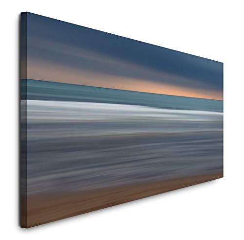 Paul Sinus Art GmbH Meere und Ozeane 120x 50cm Panorama Leinwand Bild XXL Format Wandbilder Wohnzimmer Wohnung Deko Kunstdrucke