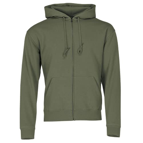 Fruit of the Loom Premium Hooded Sweat-Jacket 1er Pack, Farbe:Classic Olive;Größe:2XL