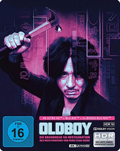 Oldboy - Limited SteelBook (4K Ultra-HD/HD) (+ Blu-ray 2D) (+ 2 Bonus-Blu-rays)