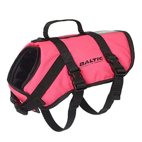 Baltic Pluto Pet Float Buoyancy Aid - Cats/Dogs Lifejacket - 8-40Kg - Pink L - (15-40Kg)