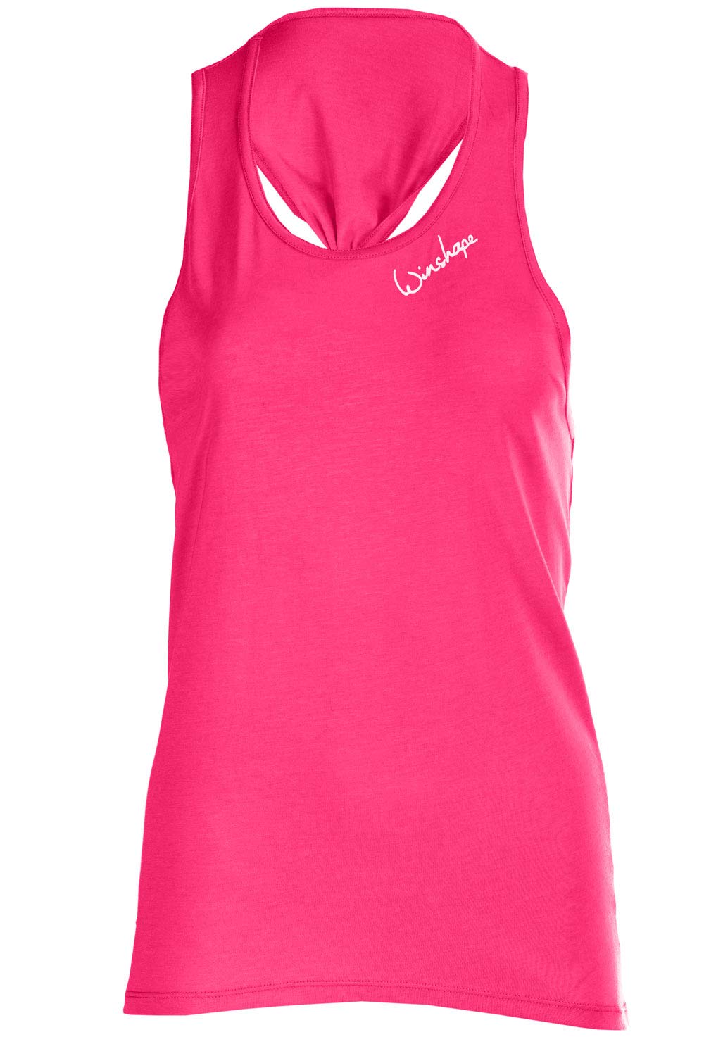 Winshape Damen Damen Ultra Leichtes Modal-Tanktop Mct001 Dance Style, Fitness Freizeit Sport Yoga Tr gershirt Cami Shirt, Deep-pink, S EU