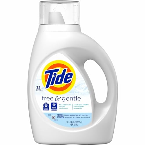 Liquid Laundry Detergent, Free & Gentle, 32 Loads, 46-oz. -41823