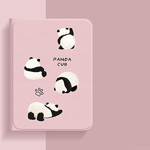 NagpintS Hülle Für Den Brandneuen 6-Zoll-Kindle (11. Generation, 2022-Version) – Premium-Pu-Leder-Hülle – Pink Girl Panda