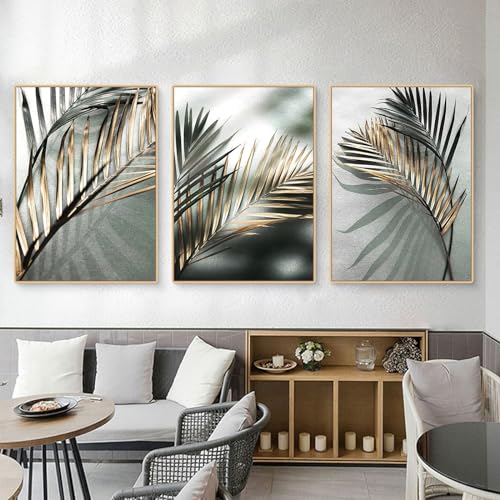 EXQUILEG 3-Piece Premium Poster Set,Aesthetic Wall Pictures,Beige Canvas Pictures Without Frame, Modern Pictures, Wall Decoration for Living Room, Canvas Art Poster (40x50cm)