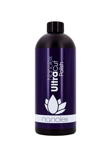 Nanolex Ultra Cut Polish 1.000ml Premium Schleifpolitur & Schleifpaste für alle Autolacke, Polierpaste Auto entfernt tiefe Kratzer & Schleifspuren bis 1.200er Körnung, silikonfreier Lackreiniger