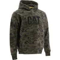 Caterpillar Herren Trademark Hooded Sweatshirt Kapuzenpulli, Night Camo, X-Large