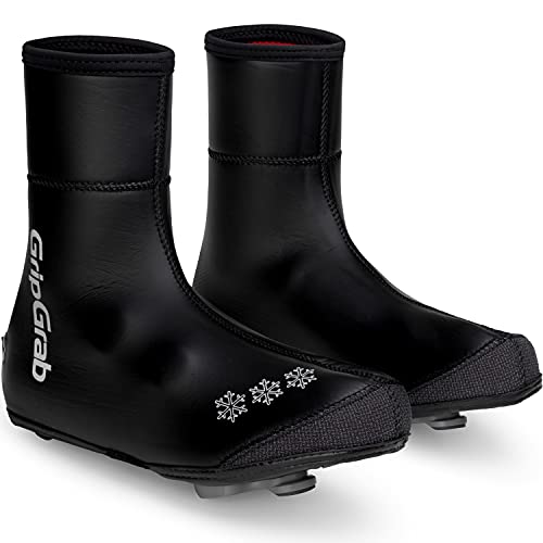 GripGrab Unisex-Adult Arctic Waterproof Deep Winter Überschuhe Fahrrad, Black, (44/45)