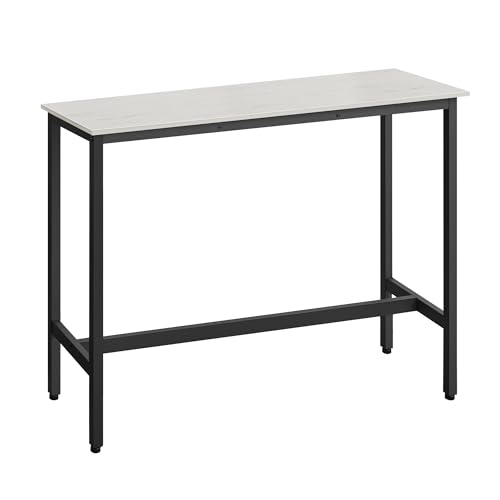 VASAGLE bar Table 120x40x90cm White
