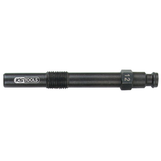 KS Tools 150.3673 Glühkerzen Adapter, M10x1,0 mit Außengewinde, Länge 83 mm
