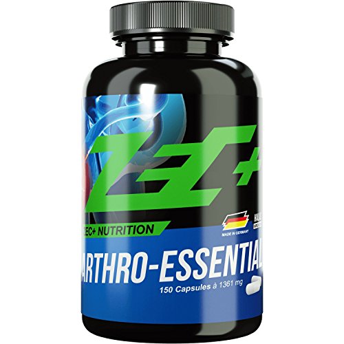 ZEC+ Arthro Essential – 150 Kapseln mit Glucosamin, Chondroitin, MSM & Weihrauch Extrakt, Nahrungsergänzung bei körperlicher Belastung durch intensive Sportarten